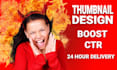 design eye catching youtube thumbnails in 2 hours