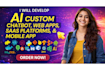 develop ai web applications, ai chatbots, and ai powered websites