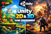 design stunning unity 2d and 3d environment