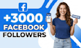 instantly gain your 3000 facebook followers
