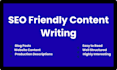 write SEO friendly blog posts and articles