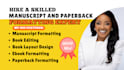format manuscript ebook, upload paperback, typeset, amazon kdp print book, epub