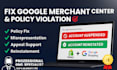 fix google merchant center misrepresentation fix merchant center suspension