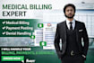 do medical billing, payment posting, denial handling