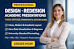 stylized academic presentation,thesis defense redesign powerpoint lecture slides