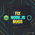 fix node js express and javascript backend bugs