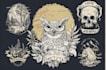create best logo with vintage illustration