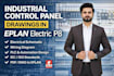 drawing industrial control panel wirings schematic using eplan electric p8