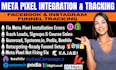 integrate facebook meta pixel tracking into gumroad systeme io sales funnel ads