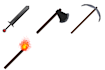 give you pixelated and animated game props and objects