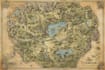 create a unique fantasy land map in a hand drawn style