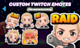 create twitch emotes, sub badges, and animated emotes