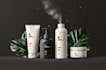 design minimalistic cosmetic label and cosmetic packaging