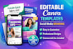 create editable canva templates for your business
