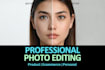 professionally edit, retouch ,remove background from photos