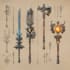 draw your prop or fantasy weapon designs