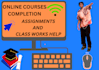 help complete any online course