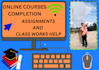 help complete any online course