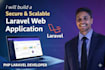 build secure and scalable laravel web application