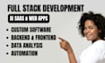 full stack ai saas development web app frontend backend