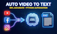 extract accurate text script from any video link using ai