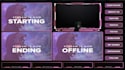 design animated logo, banners, overlays, panels for twitch streamers