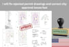 fix rejected permit drawings and correct city approval issues fast