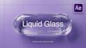 create liquid glass motion graphics