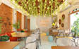 renew 3d bohemian restaurant,interior render,rustic cafe layout, furniture decor