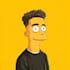 draw you yellow cartoon in simpsons style