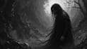 create dark art illustration