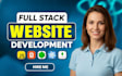 build custom website development full stack frontend backend developer
