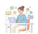 create educational blog posts and articles focused on speech