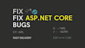fix csharp dotnet core backend bugs, errors, and API issues