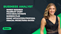 do feasibility study reports, market research and business plans