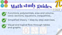 write and design a math study guide with problems explained