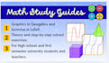 write and design a math study guide with problems explained