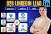 do b2b linkedin sales navigator cold emails list building