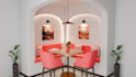 create 3d interior visualization for restaurant, cafe and office