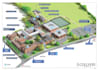 render a map illustration site plan office ,collage,school