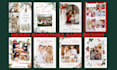 design a merry christmas card, greeting card, or invitation card