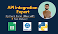 connect any API to google sheets and do python automation