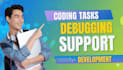 do coding tasks, code review, web and app development