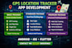 develop gps tracking app, location tracking app,