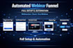 set up automated webinar funnel using webinarjam zoom everwebinar