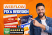 fix webflow bugs, webflow edit and redesign, webflow expert, webflow website