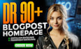 provide DR 90 plus blogpost homepage backlinks