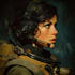 make stunning sci fi portrait art