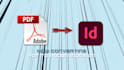 convert PDF files into adobe indesign