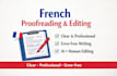 rewrite and proofread your french text professionally